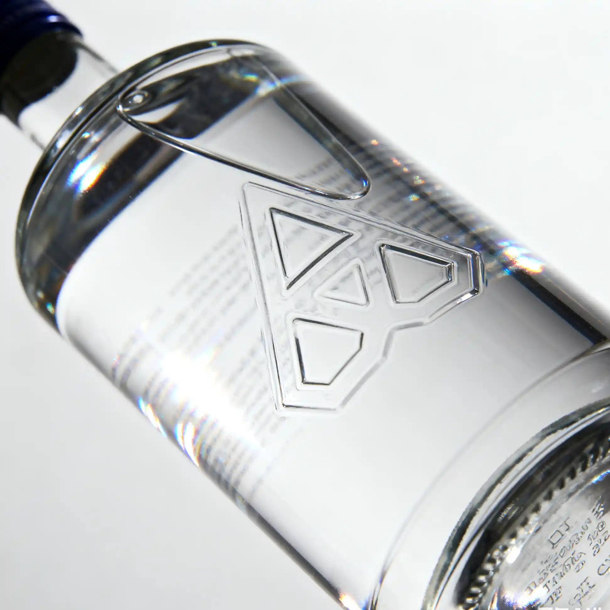Personalised vodka bottle production with custom printing