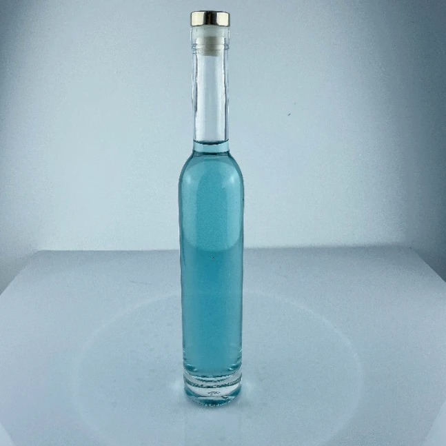 375ml Tall Round Glass Bottle - Classic Spirits Bottle For Vodka Tequila Whiskey