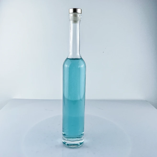 400ml Tall Round Glass Bottle - Premium Spirits Bottles