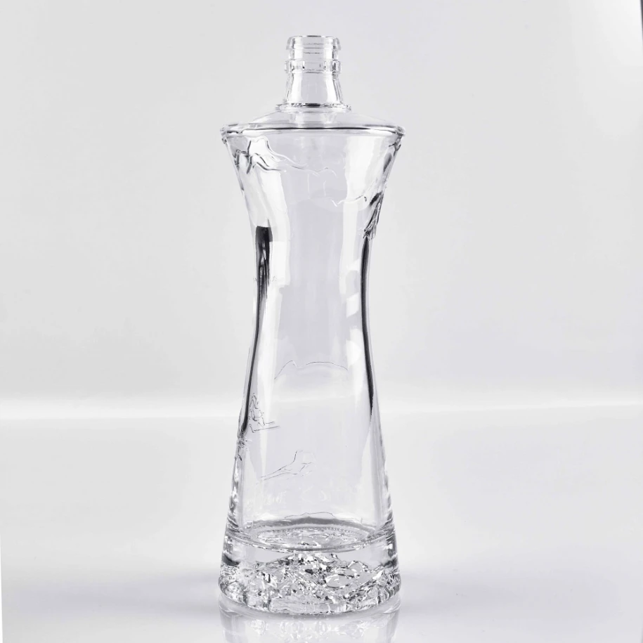 500ml Hourglass-Shaped Bottle - Elegant Spirits Design