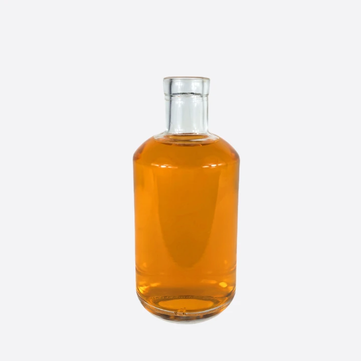 50cl Classic Round Glass Bottle - Premium Spirits Glass Packaging