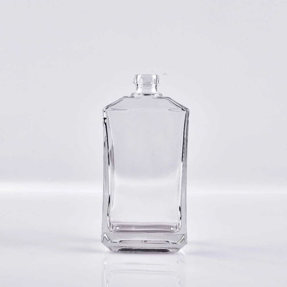 500ml Square Glass Bottle - Premium Spirits Bottle For Sale