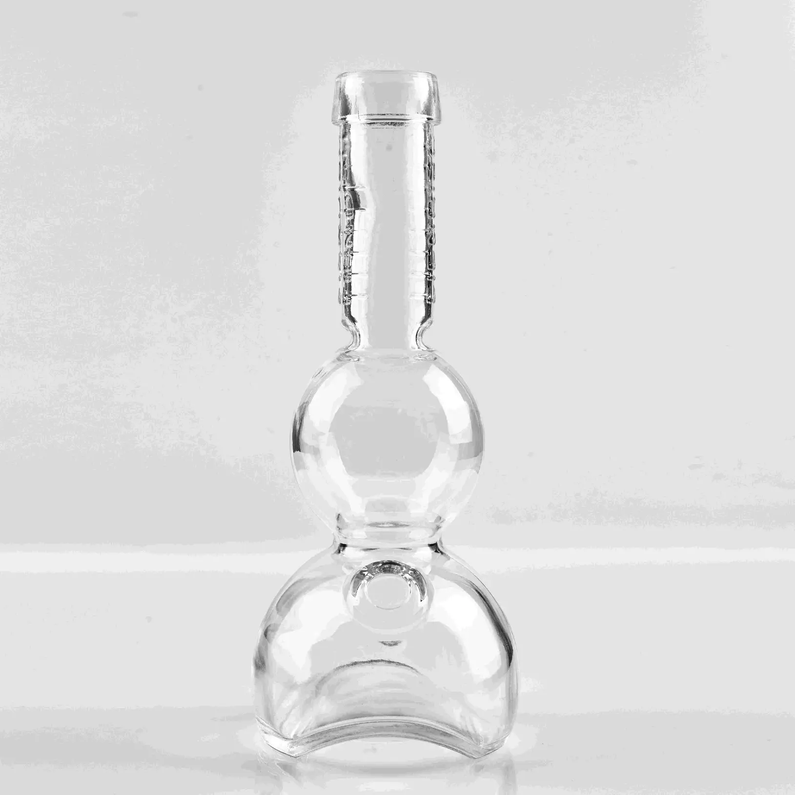 500ml Unique Glass Bottle - Distinctive Spirits Design