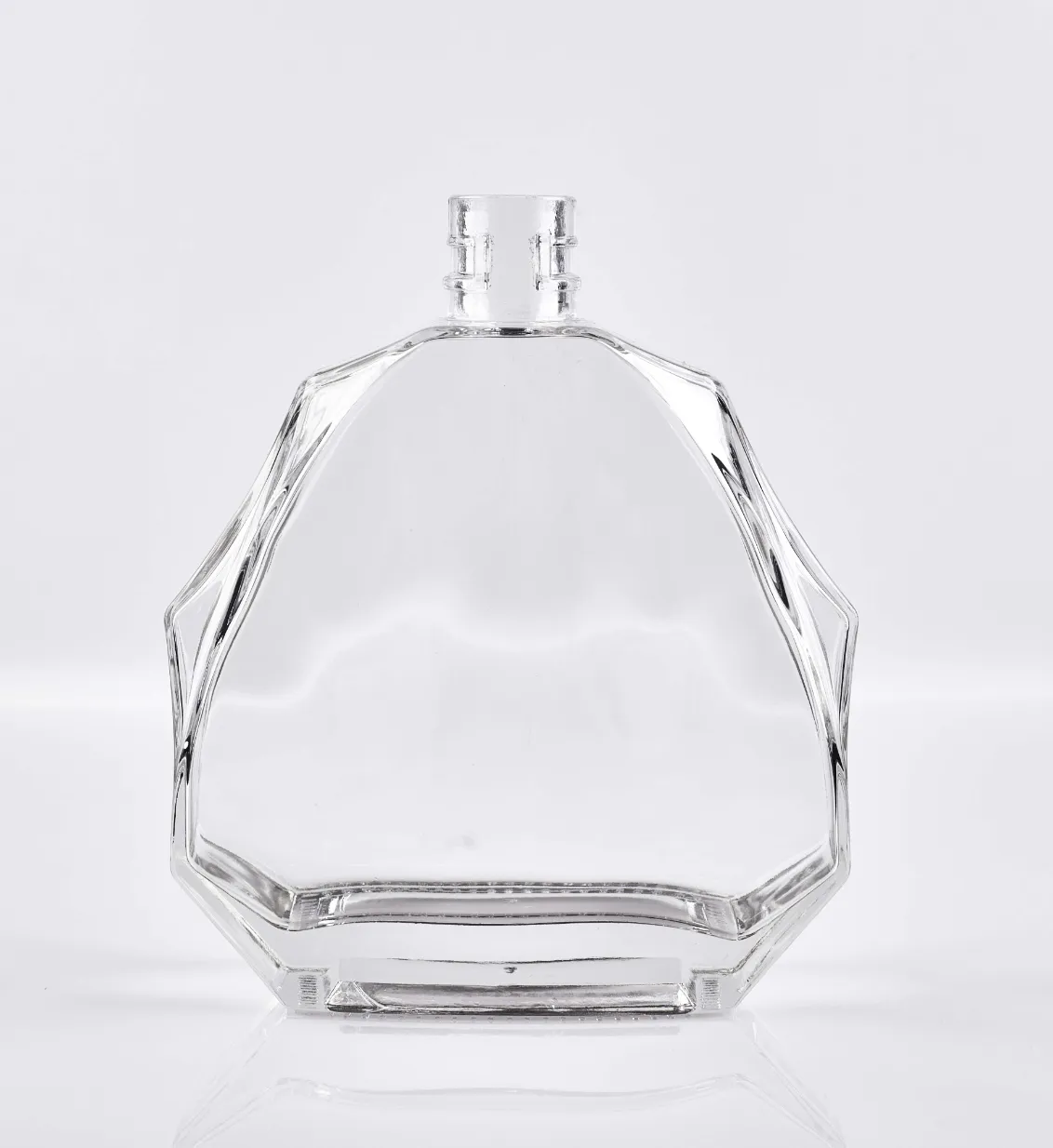 700ml Unique Design Glass Bottle - Artistic Spirits Vessel