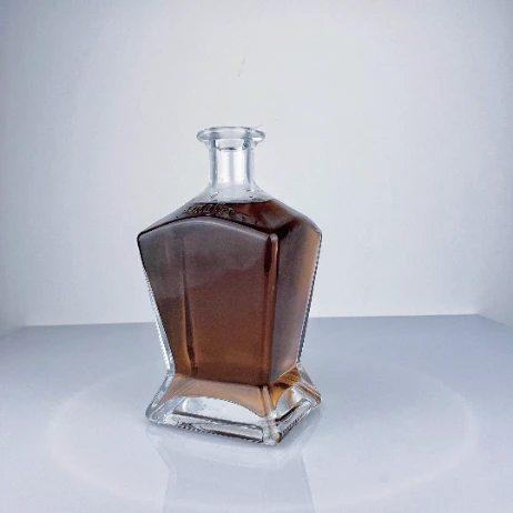 700ml Custom Embossed Glass Bottle - Premium Branded Spirits Design