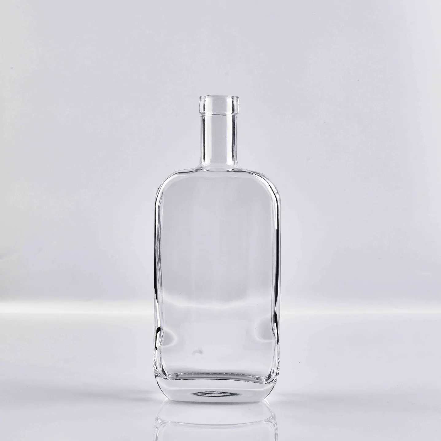 700ml Angular Glass Bottle - Geometric Spirits Design