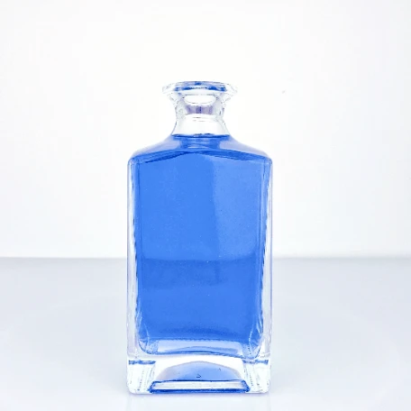750ml Square Glass Bottle - Premium Spirits Bottle 750 ml