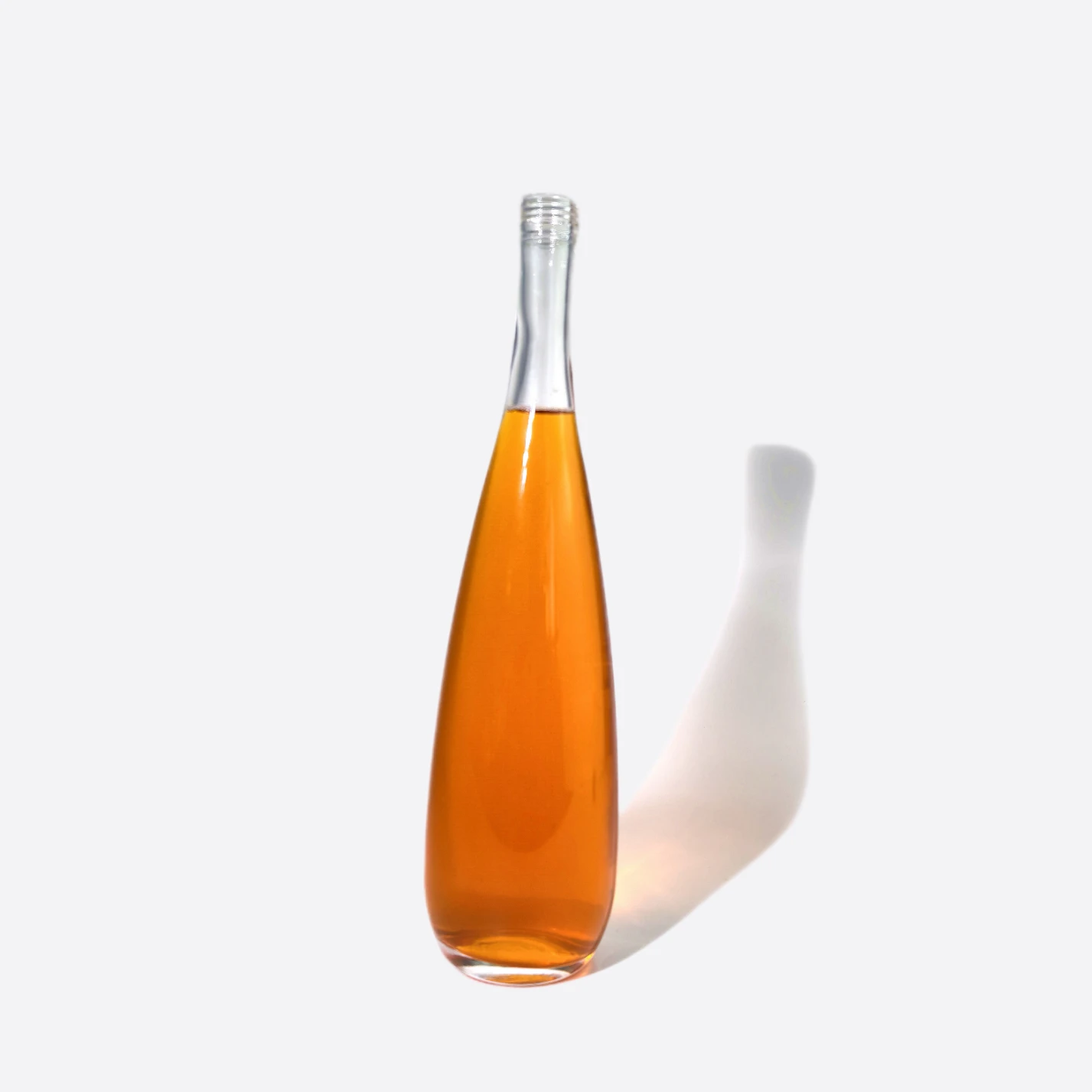 750ml Teardrop Glass Bottle - Brandy Bottle Rum Bottle