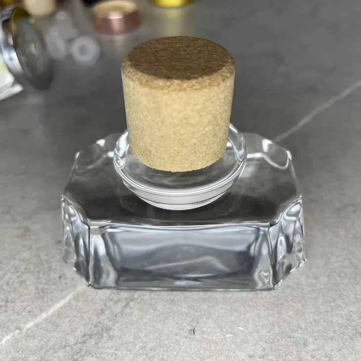 Glass Stoppers Corks Lids - Premium Spirits Bottle 